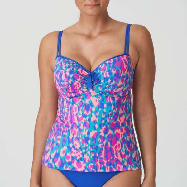 KARPEN Electric Blue voorgevormde volle cup tankini