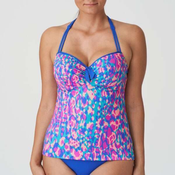 KARPEN Electric Blue voorgevormde volle cup tankini