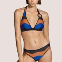 DENIS blauw voorgev. triangel bikinito