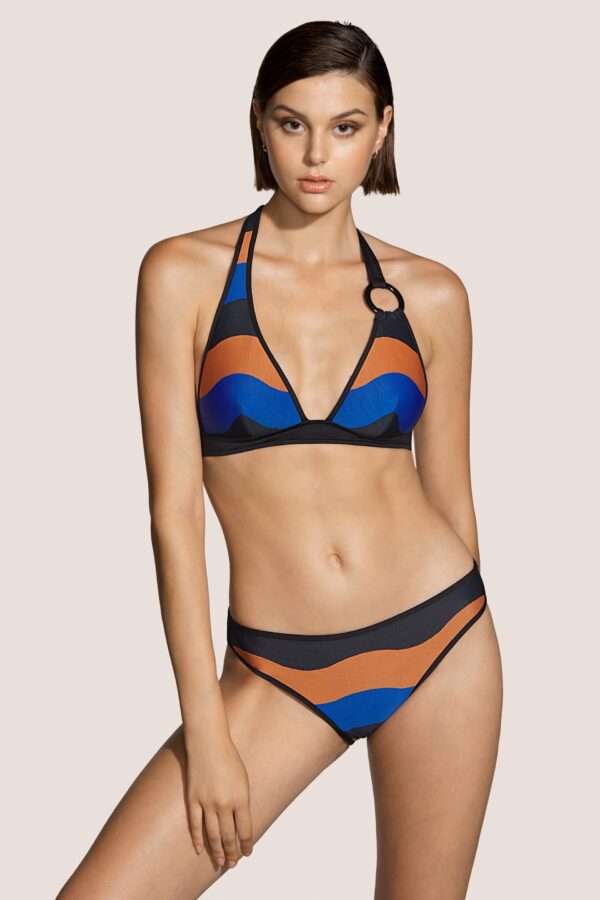 DENIS blauw voorgev. triangel bikinito