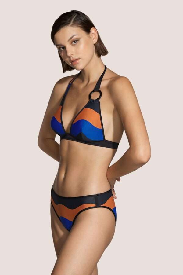 DENIS blauw voorgev. triangel bikinito