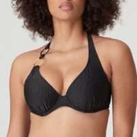 SOLTA Zwart plunge bikini halve mousse cup