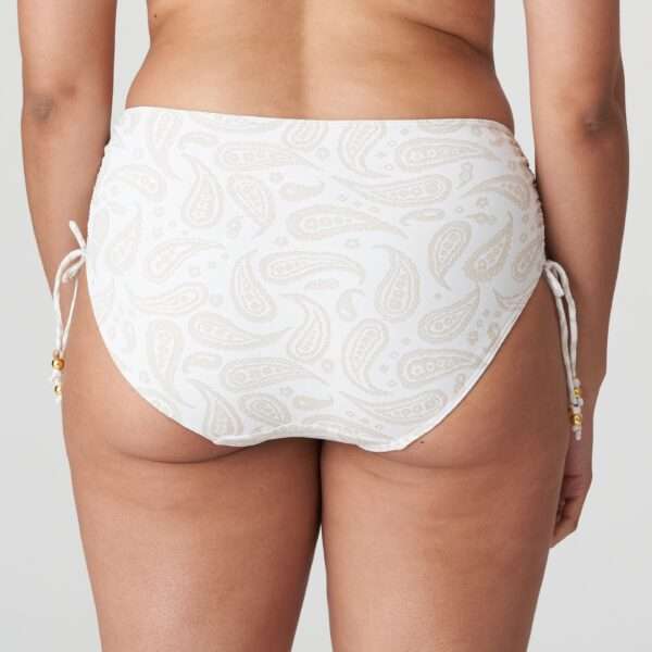 SIDARI White Yacht bikini tailleslip met koordjes