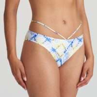 LUNDEY Lime Snake bikini rioslip