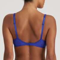 NELLIE Electric Blue plunge bh halve mousse cups