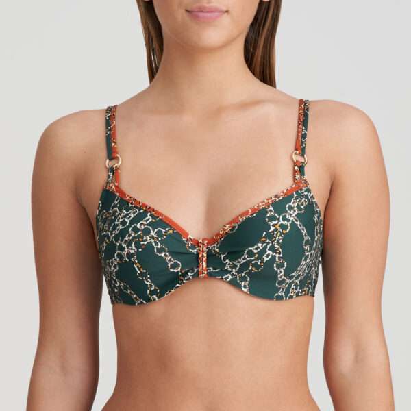 TAZAR Malachite volle cup bikinitop