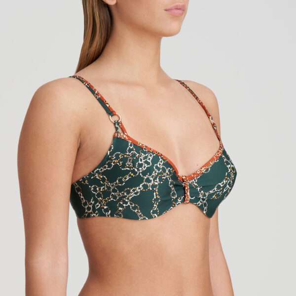 TAZAR Malachite volle cup bikinitop