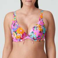 NAJAC Floral Explosion plunge bikini halve mousse cup