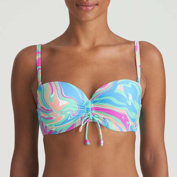 ARUBANI Ocean Swirl voorgevormde bikini strapless