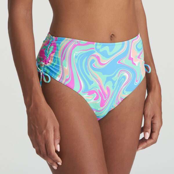 ARUBANI Ocean Swirl bikini tailleslip met koordjes