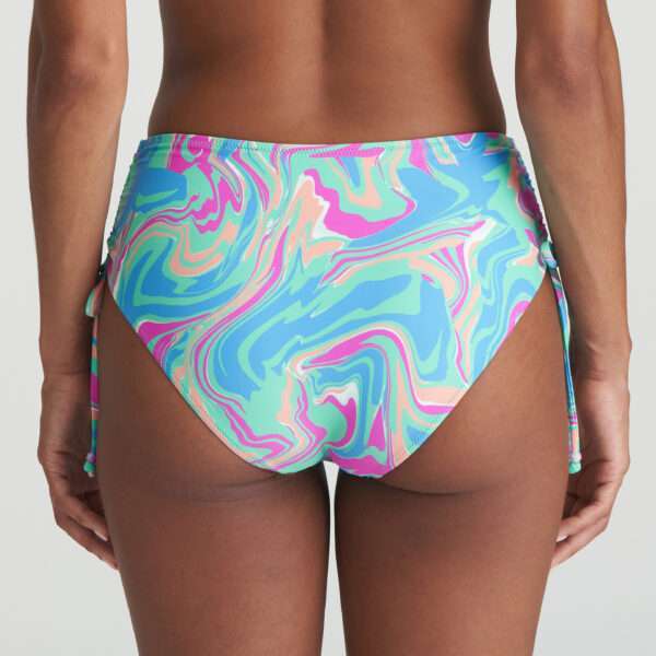 ARUBANI Ocean Swirl bikini tailleslip met koordjes