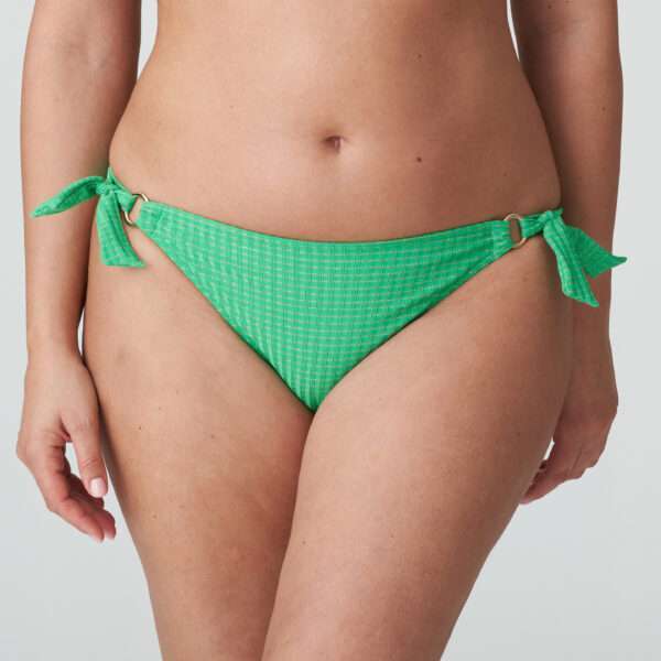 MARINGA Lush Green bikini heupslip met koordjes