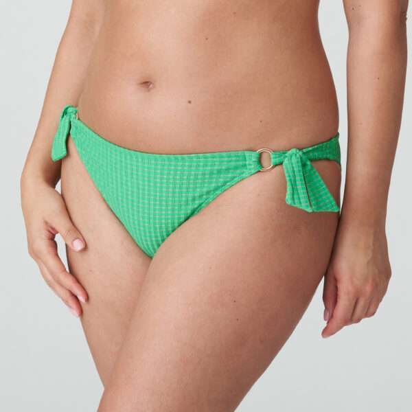 MARINGA Lush Green bikini heupslip met koordjes