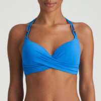 FLIDAIS mistral blauw voorgevormde plunge bikinitop