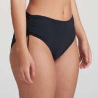 DAHU zwart bikini tailleslip met koordjes