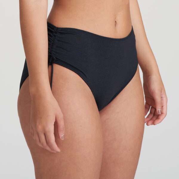 DAHU zwart bikini tailleslip met koordjes