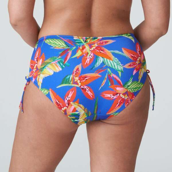 LATAKIA Tropical Rainforest bikini tailleslip met koordjes