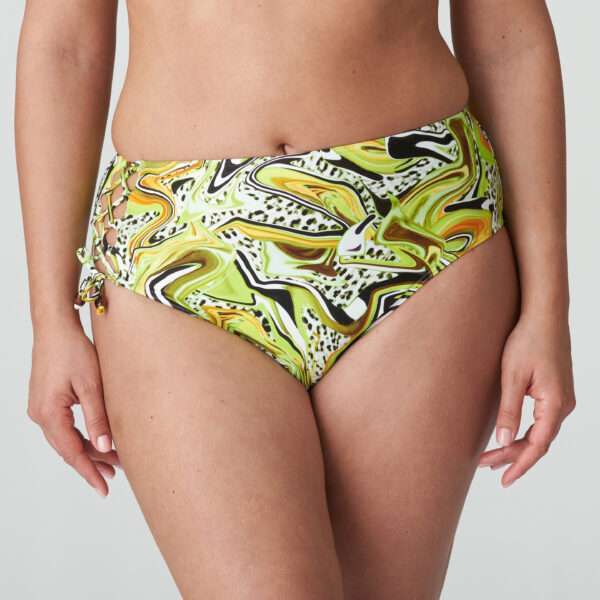 JAGUARAU Lime swirl bikini tailleslip