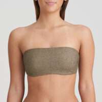 TINJIS golden olive voorgevormde bikini strapless