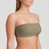 TINJIS golden olive voorgevormde bikini strapless TINJIS golden olive voorgevormde bikini strapless