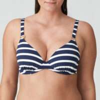 NAYARIT Water Blue plunge bikini halve mousse cup