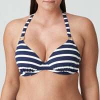 NAYARIT Water Blue plunge bikini halve mousse cup