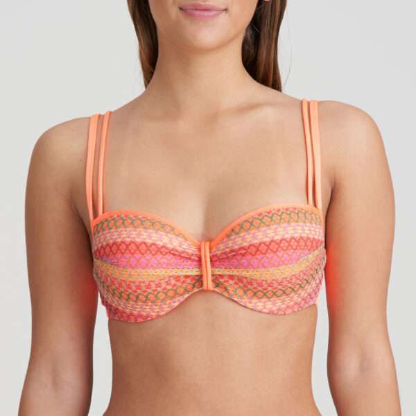 ALMOSHI juicy peach voorgevormde balconette bikini