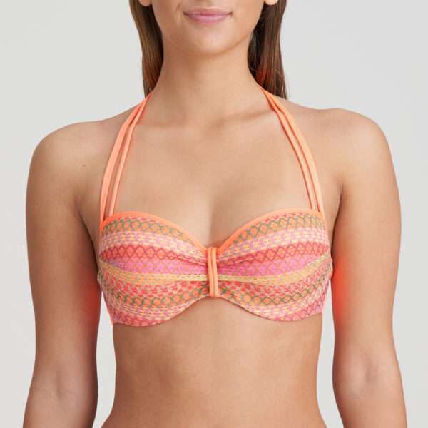 ALMOSHI juicy peach voorgevormde balconette bikini