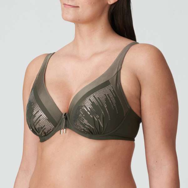 ARACRUZ Kaki plunge bikini halve mousse cup