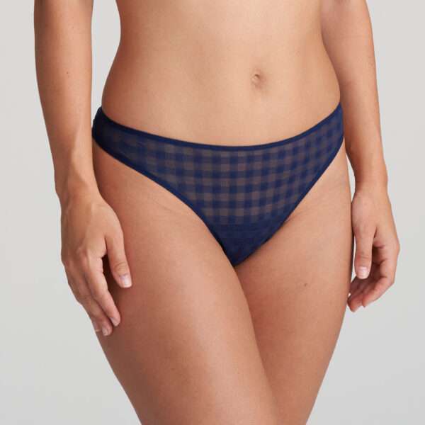 JEREME saffier blauw string