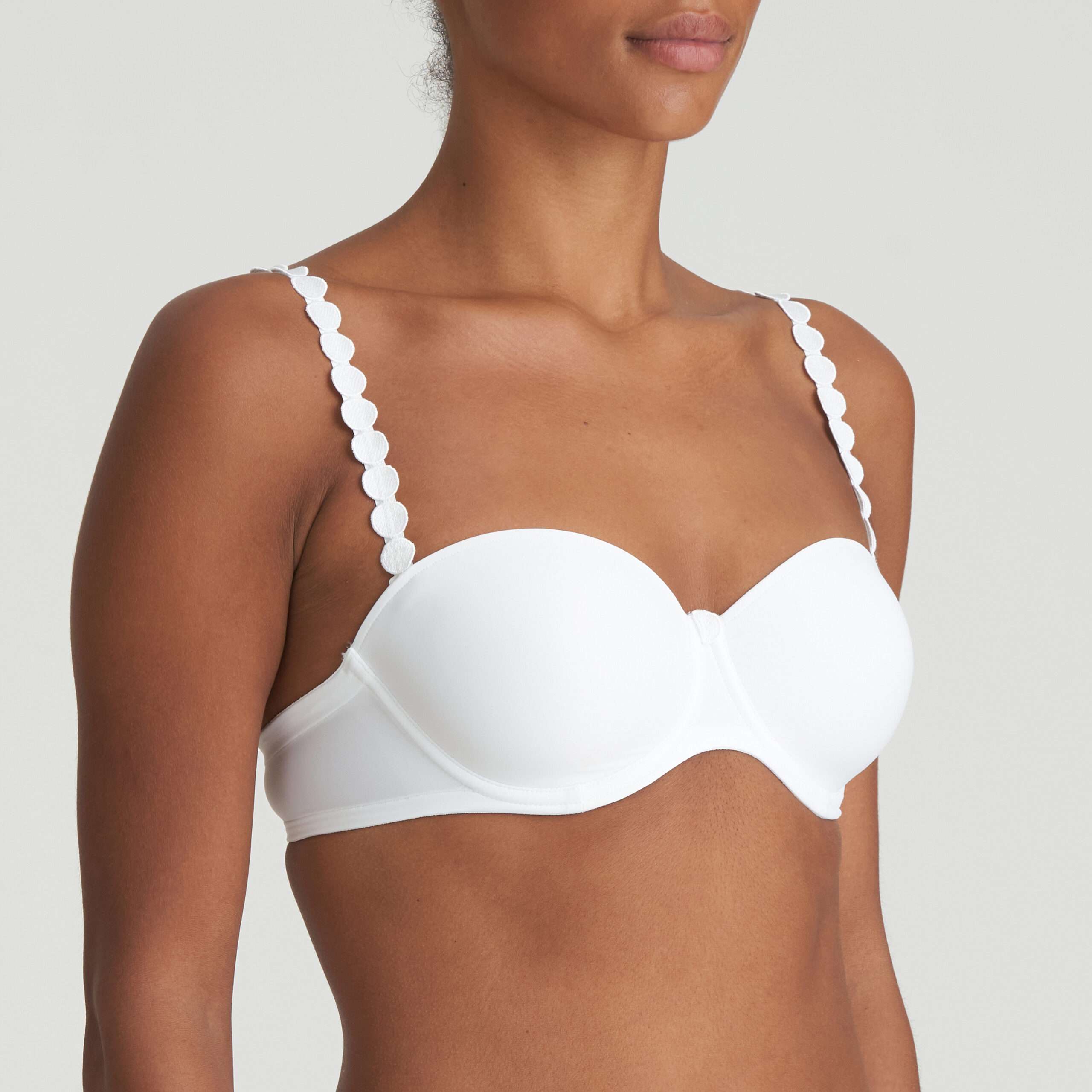 TOM wit mousse bh - strapless