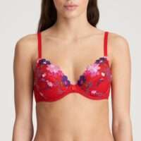 JUDITH Rood push-up bh uitneembare pads