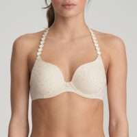 TOM Pearled Ivory mousse bh hartvorm