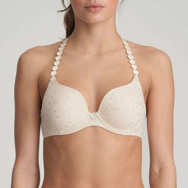 TOM Pearled Ivory mousse bh hartvorm