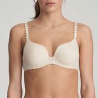 TOM Pearled Ivory mousse bh hartvorm