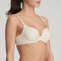 TOM Pearled Ivory mousse bh hartvorm