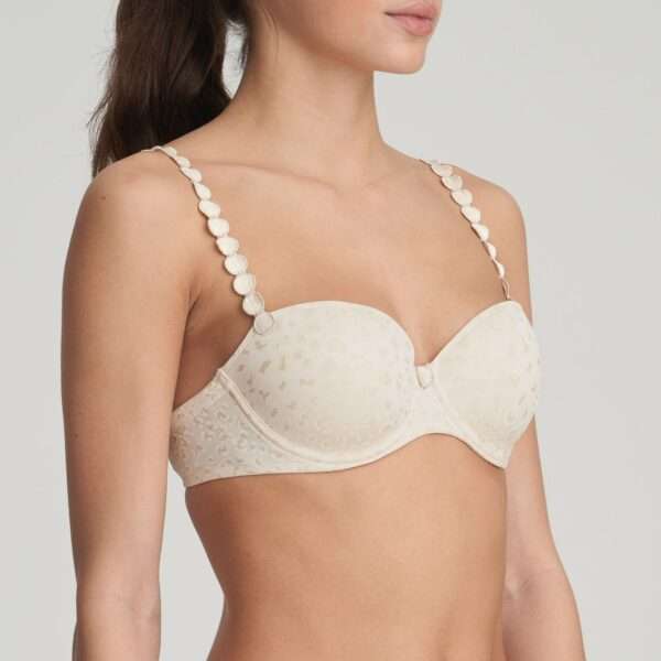 TOM Pearled Ivory balconnet bh met mousse cups