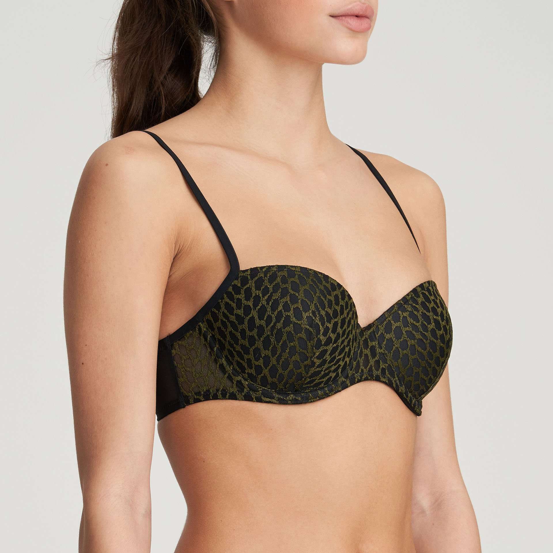 ALEXANDER camouflage balconnet bh met mousse cups