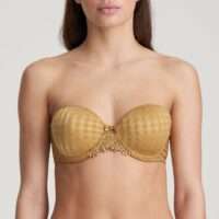 AVERO gold mousse bh - strapless