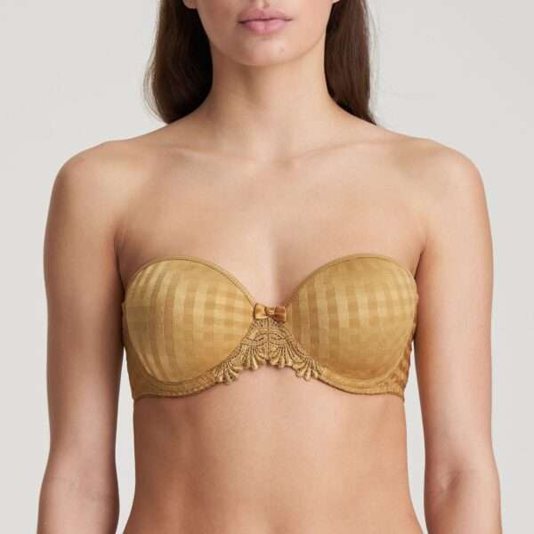 AVERO gold mousse bh - strapless