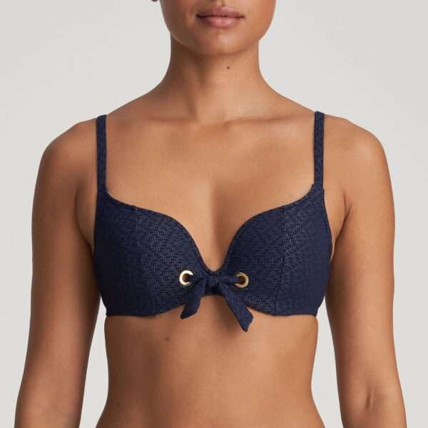 VALENTINA evening blue bikini hartvorm met mousse
