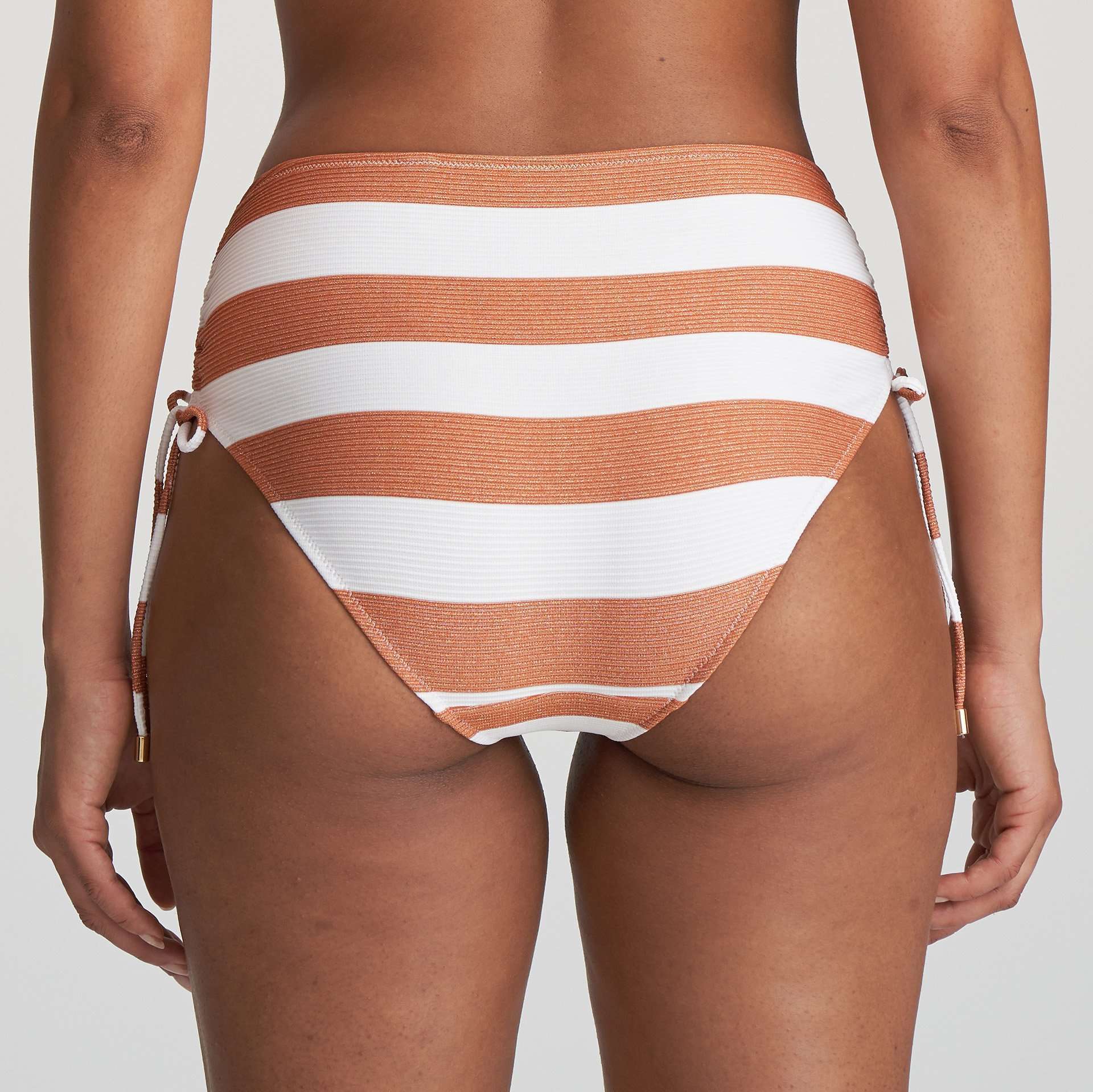 FERNANDA Summer copper bikini tailleslip met koordjes FERNANDA Summer copper bikini tailleslip met koordjes