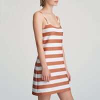 FERNANDA Summer copper badmode kort jurkje
