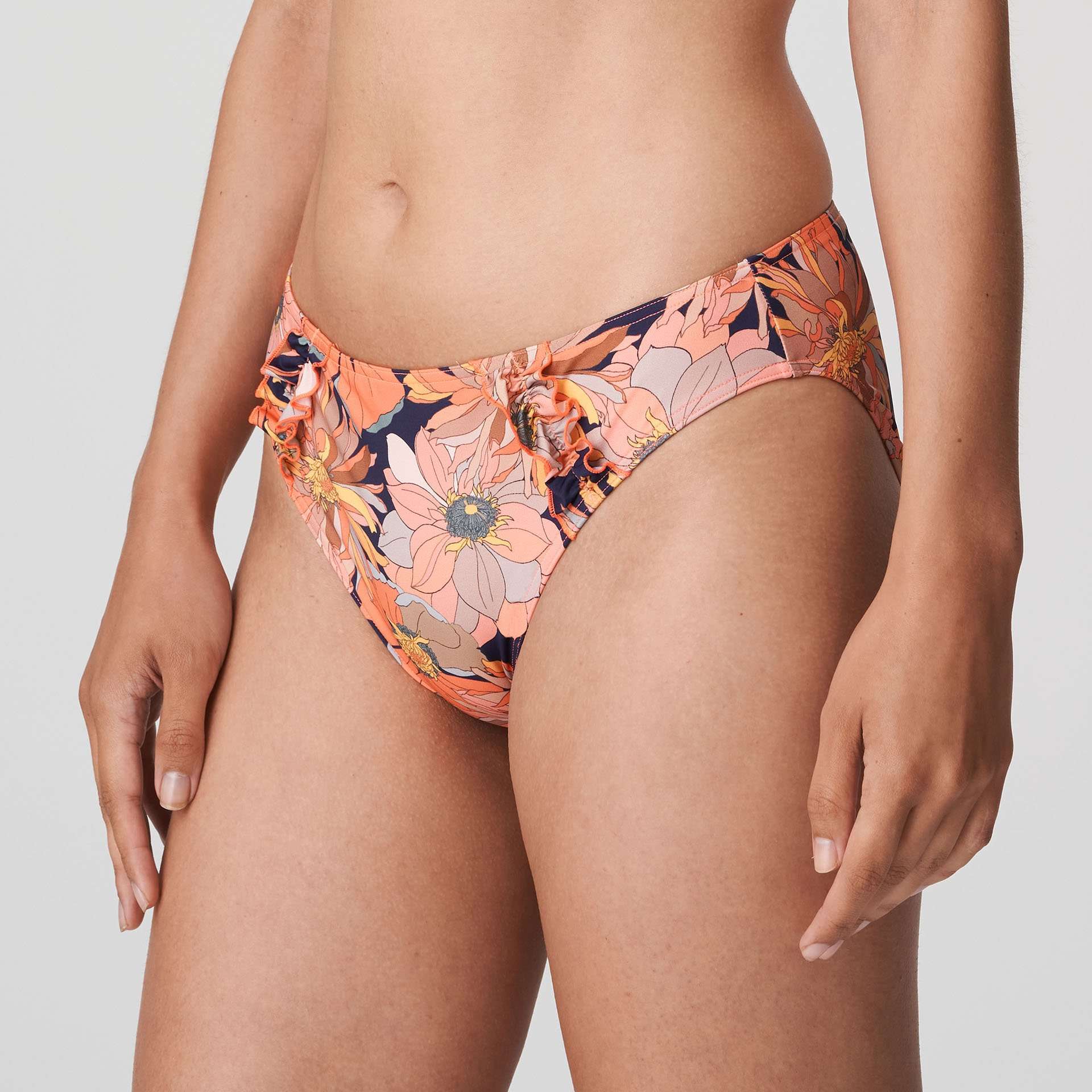 MELANESIA Coral flower bikini rioslip