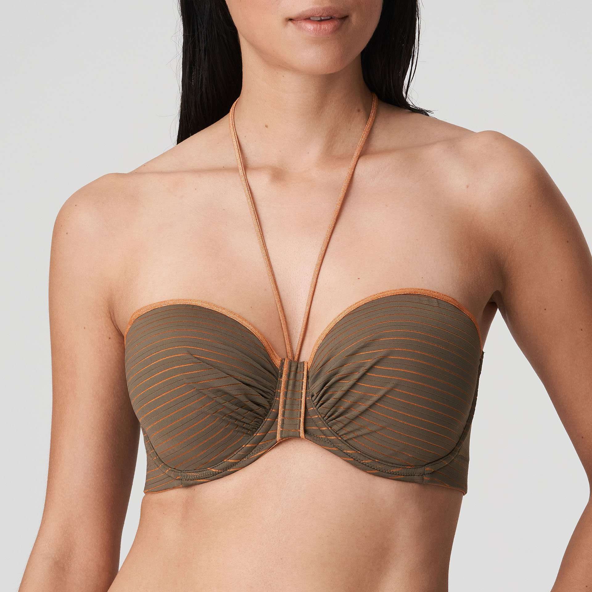 MARQUESAS paradise green strapless bikini met mousse MARQUESAS paradise green strapless bikini met mousse
