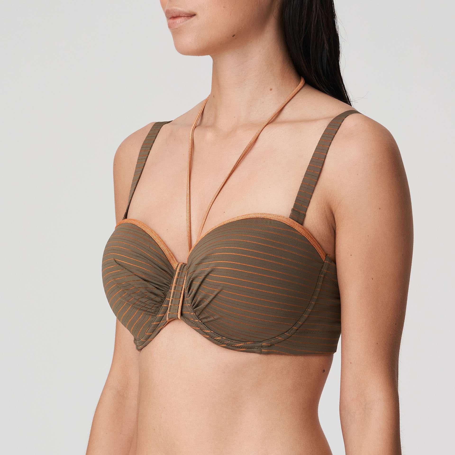 MARQUESAS paradise green strapless bikini met mousse MARQUESAS paradise green strapless bikini met mousse