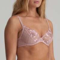 AGNES Vintage Pink plunge bh