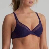 TULIO majestic purple plunge bh halve mousse cups