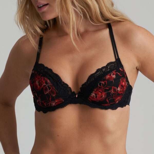 SELYNA Spicy red push-up bh uitneembare pads