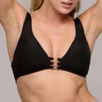 EMLY zwart voorgevormde triangel bikini